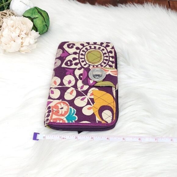 Vera Bradley Turn Lock Wallet Clutch - Picture 8 of 13